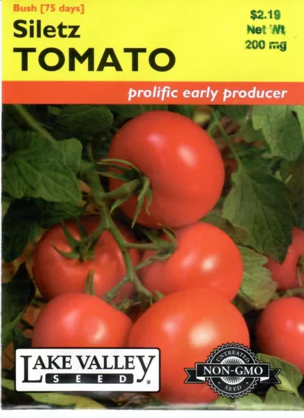 Tomato Siletz Vegetable Seeds Non-Gmo - Lake Valley 12/24 Fresh Garden - $7.90