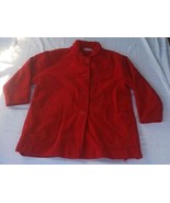 Vintage 100% Wool Mackintosh Red Coat Womens Size L or XL See Measurements - $35.57