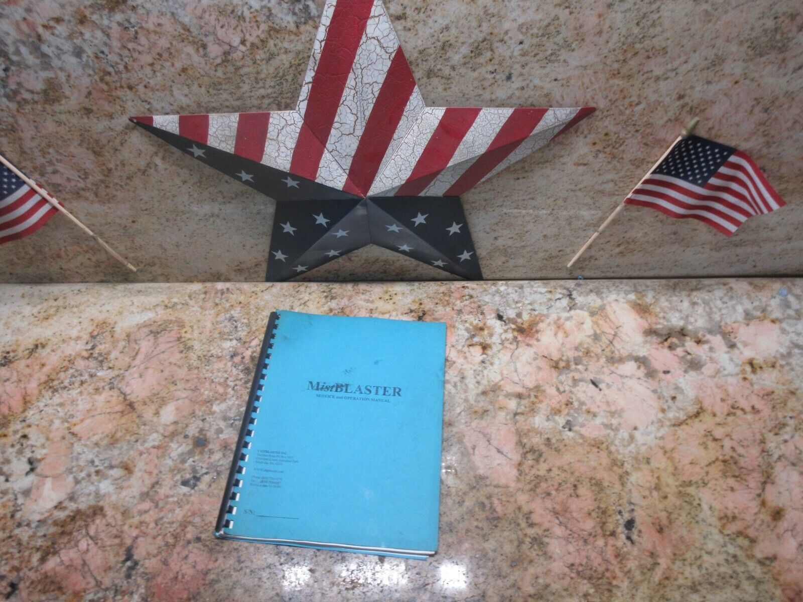 CHIPSLASTER INC MISTBLASTER SERVICE AND OPERATION MANUAL 03-09-00 REV.C  - $56.65