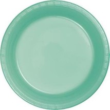 Mint Green 7 Inch Plastic Desert Plates 20 Per Pack Green Tableware Deco... - £8.64 GBP