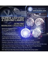 Triumph Tiger T400 T709 T709EN 900 955i 1050 Blue LED Driving Lamps Ligh... - £70.47 GBP