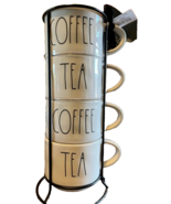FRIENDS The TV Series Coffee &amp; Tea Mugs Set W/Holder - £26.11 GBP