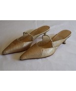 Damaged* Salvatore Ferragamo Tan Beige SAONA Pumps Heels 7 Italy 61509E50 - $1,237.33 MXN