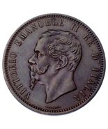 1862 Italia 10 Centesimi Moneta In XF, KM# 11.1 - $1,880.52 MXN