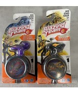 Set of 2  Hasbro Blazing Team Masters Of Yo Kwon Do Blue Battlespin 2015... - £12.62 GBP