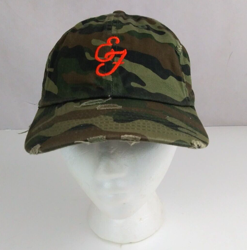 Endless Freshness Distressed Camo Unisex Adjustable Baseball Cap - $14.84