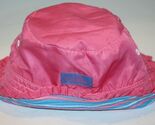 Sun Protection UVSKINZ 2T Girls Pool Hat Beach Bucket Cap Pink Blue Reve... - $10.73