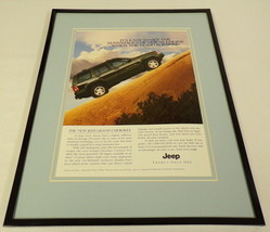 1996 Jeep Grand Cherokee Framed 11x14 ORIGINAL Advertisement - £27.23 GBP