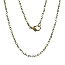 DoreenBeads Jewelry Necklace Antique Bronze Cable Chains Lobster Clasp 77cm(30 3 - £13.31 GBP