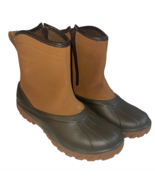 LaCrosse Rubber Boots Mens 8 Women&#39;s 10 Aero Timber Top Side Zip Leather... - $63.13 CAD
