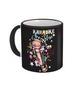 Music Microphone Karaoke Star Crown : Gift Mug Colorful Wall Art Poster ... - $21.69 CAD