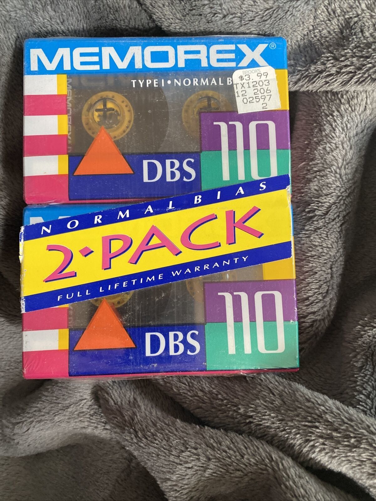 Primary image for Memorex DBS Normal Bias 60 min Audio Cassette DBS110 Normal Bias 2 PACK SEALED