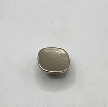 Vintage Larter Cushion Rolled Gold Plate Smooth Finish Spare Button Round Square - $24.75