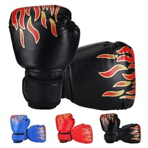 Boxing Glove Leather Kickboxing Protective Glove Kids Children Punching Training - £10.03 GBP