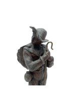 Art Deco Young Man Shepherd Sculpture Marble Base Statue Antique Vtg - £221.86 GBP