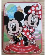 Tokyo Disney Resort Gift Box Container Mickey &amp; Minnie Mouse - £19.74 GBP