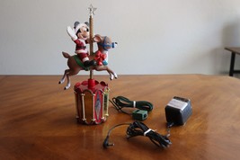 READ* For Parts*  Mr. Christmas Mickey Mouse Reindeer Carousel Tree Top Table - £15.95 GBP