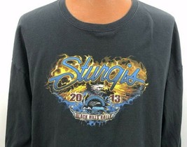 Sturgis Black Hills Motorcycle Rally T-Shirt L S 2XL Hot Leathers 2013 H... - $29.99