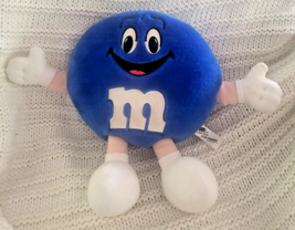 M&amp;M&#39;s Blue Plush Stuffed Toy Fun Friend 11/12 Inches Tall 1994 Mars Corp - $239.70 MXN