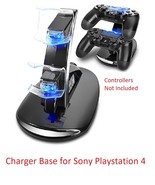 Dual Charger Station Charging Stand dock base For Playstation 4 PS4 Cont... - £17.54 GBP