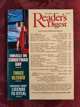 READERS DIGEST Magazine December 1992 Christmas Miracle Hugh Lasgarn - £9.88 GBP