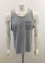 Cromwell Men&#39;s Tank Top Size Large Blue Cotton Blend Muscle Shirt - $7.91