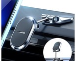 Magnetic Phone Holder For Car Metal Upgrade 6X Magnets Phone Mount Doubl... - $33.99