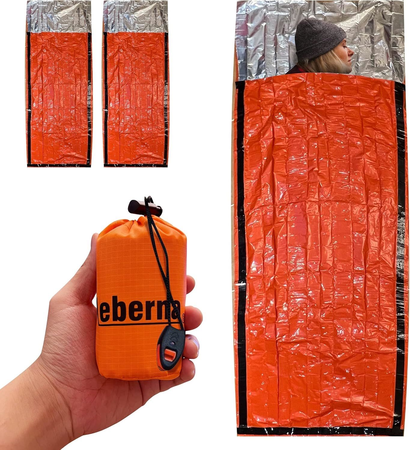 Emergency Bivvy Thermal Sleeping Bag Camping | Emergency Sleeping Bag | - $36.96