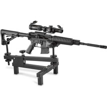 Shooting Rifle Bench Rest Gun Stand Adjustable Vise Sighting Gunsmithing Range - £30.47 GBP