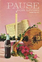Pause for Living Winter 1968 1969 Vintage Coca Cola Booklet New Year Chr... - $8.90