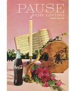 Pause for Living Winter 1968 1969 Vintage Coca Cola Booklet New Year Chr... - £7.08 GBP