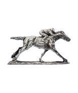 Grillie Race Horse-N - Race Horse Grille Ornament in Antiqued Nickel Finish - £47.58 GBP