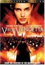 V For Vendetta DVD Widescreen Natalie Portman Hugo Weaving - £2.60 GBP
