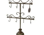 Midwest-CBK Antiqued Brillant Silver Jewerly Display Stand 650172 - $34.85