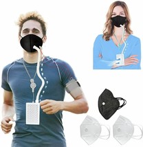 Personal Wearable Air Purifier Portable Electric Air Purifier HEPA Filter &amp; Mask - £38.69 GBP