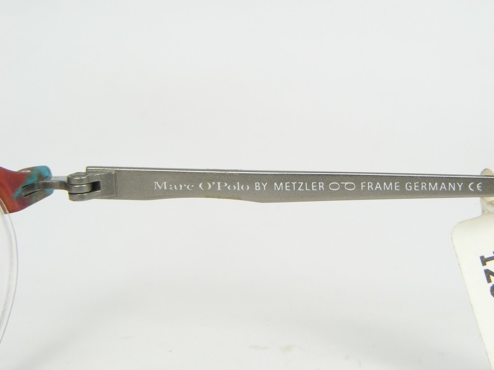 Vintage Marc O'Polo by METZLER 3388 117 RED-ORANGE /TEAL EYEGLASSES 48-22-140mm Item image 10