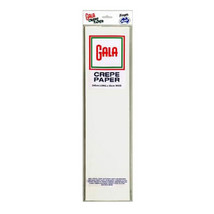 Gala Crepe Paper 12-Pack (240x50cm) - White - £29.55 GBP