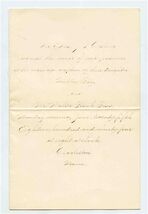 Wedding Invitation Charleston Maine June 25, 1894 Walter Frank Foss Hatt... - $27.72