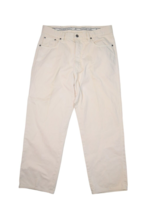 Ermenegildo Zegna Pants Mens 34 Light Khaki Trousers Cotton Jeans Made i... - $47.26