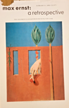 Max Ernst - Poster Original Exhibition - Guggenheim New York - Rare - 1975 - $157.49