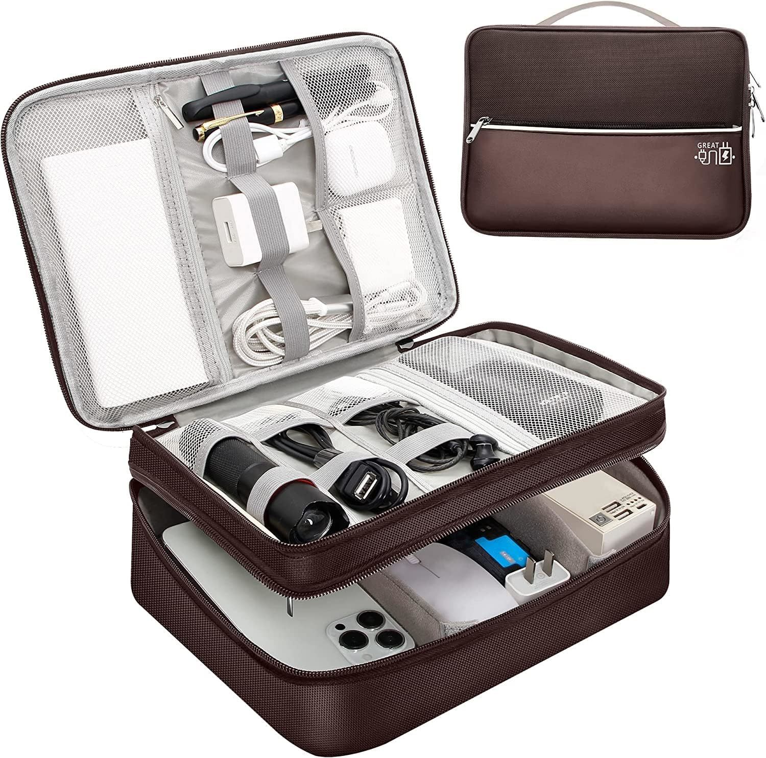 Vocus Electronic Organizer Travel Case,Cord Organizer Bag For, Hardware - $33.95
