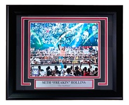 Seth Rollins Signed Framed 8x10 WWE Photo Fanatics - £154.71 GBP