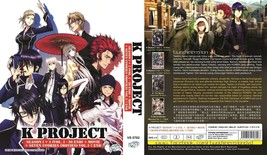 Anime Dvd~English Dub~K Project Season 1+2(1-26End+Movie+Seven Stories)Free Gift - £17.53 GBP