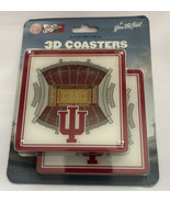 You The Fan 3D Coasters Indiana University Football Stadium New Lot Of 2 - $14.84