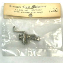 Vintage Dollhouse Miniature Pewter Grinder Kitchen Accessory Meat Coffee Spice  - £20.36 GBP