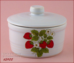 McCoy Strawberry Country Round Margarine Container (#3988) - £62.34 GBP