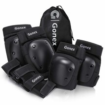 Gonex Knee Pads Elbow Pads With Wrist Guards, Kids Youth Adult Skateboar... - $30.99
