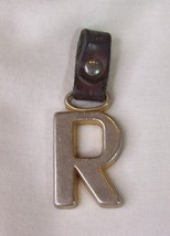 Vintage Letter R Monogram Initial Pendant Key Watch Fob - £4.74 GBP