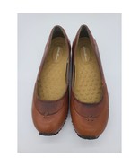 Eddie Bauer Slip On Shoes 8 Womens Brown Flats Round Toe Casual Shoes - £22.91 GBP