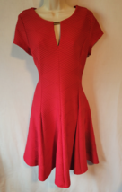 Gabby Skye 10 dress pleat fit and flare red - $29.99